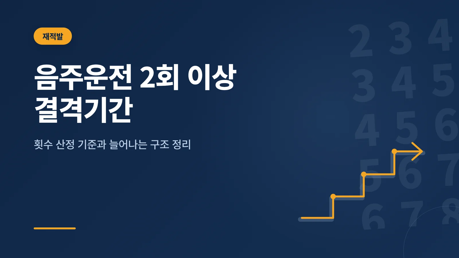 음주운전 2회 이상 결격기간 썸네일